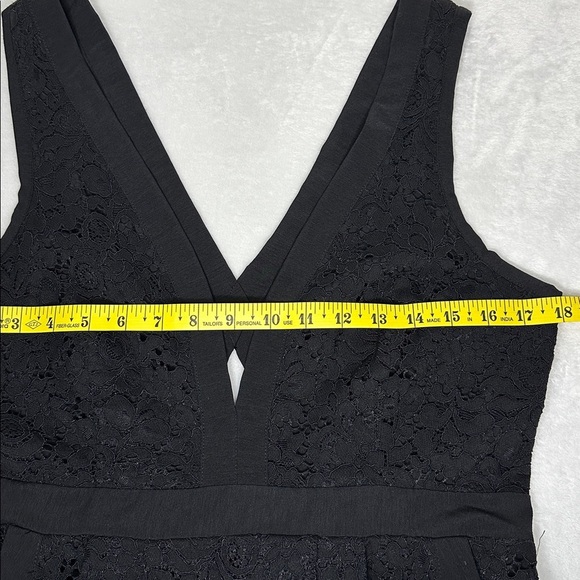 Free People Lovely in Lace Elegant Black Lace Dress Medium - Picture 12 of 15